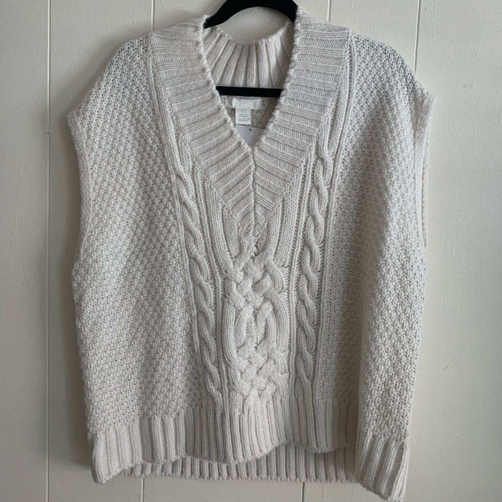 oversized sweater vest